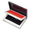 Cosco Two-Color Felt Stamp Pad 2000 PLUS Case, 4" x 2", Black/Red 090468